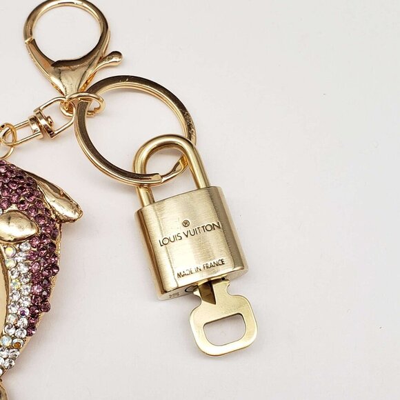 Authentic Louis Vuitton Lock & Key with unbranded Bagcharm, Keycharm, Keychain - Picture 5 of 7